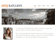 Tablet Screenshot of amy-ratcliffe.com